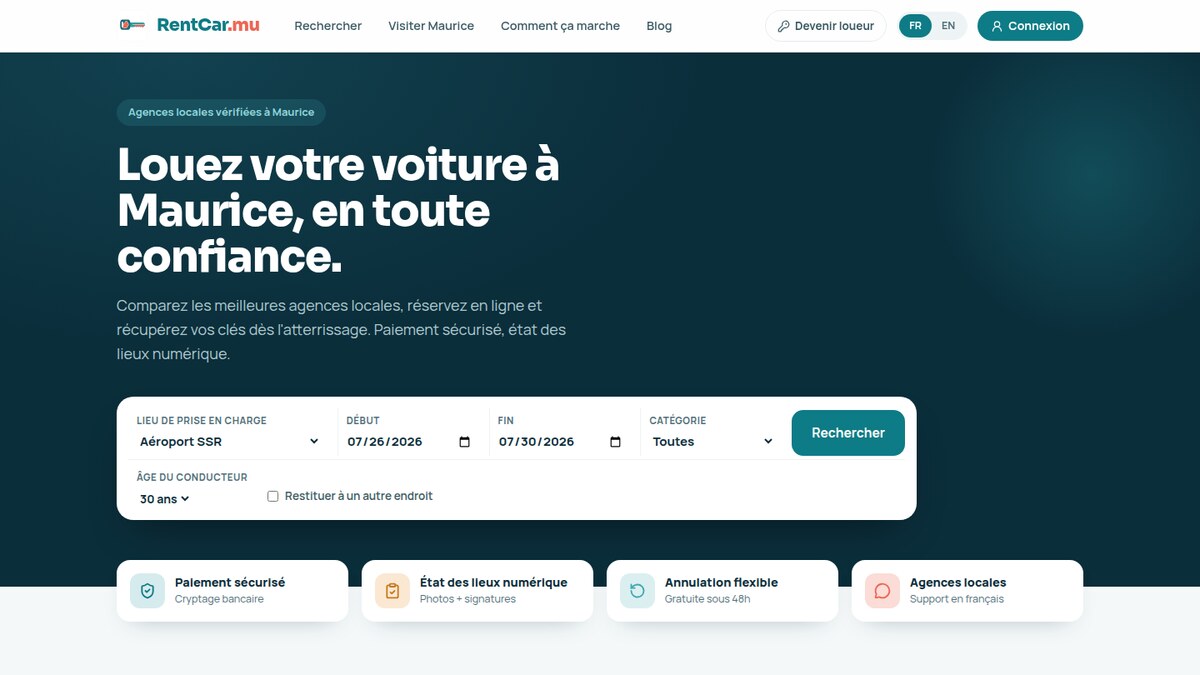 Marketplace RentCar.mu